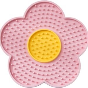 Tapis de léchage fleur
