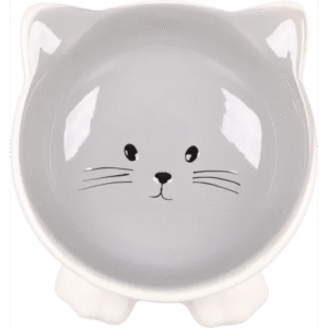 Gamelle pour chat nourriture et eau Puzi Gris – Image 2