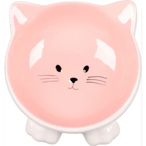 Gamelle pour chat nourriture et eau Puzi Rose – Image 2