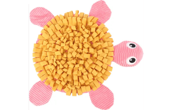 Tapis de fouille tortue Ocre & Rose